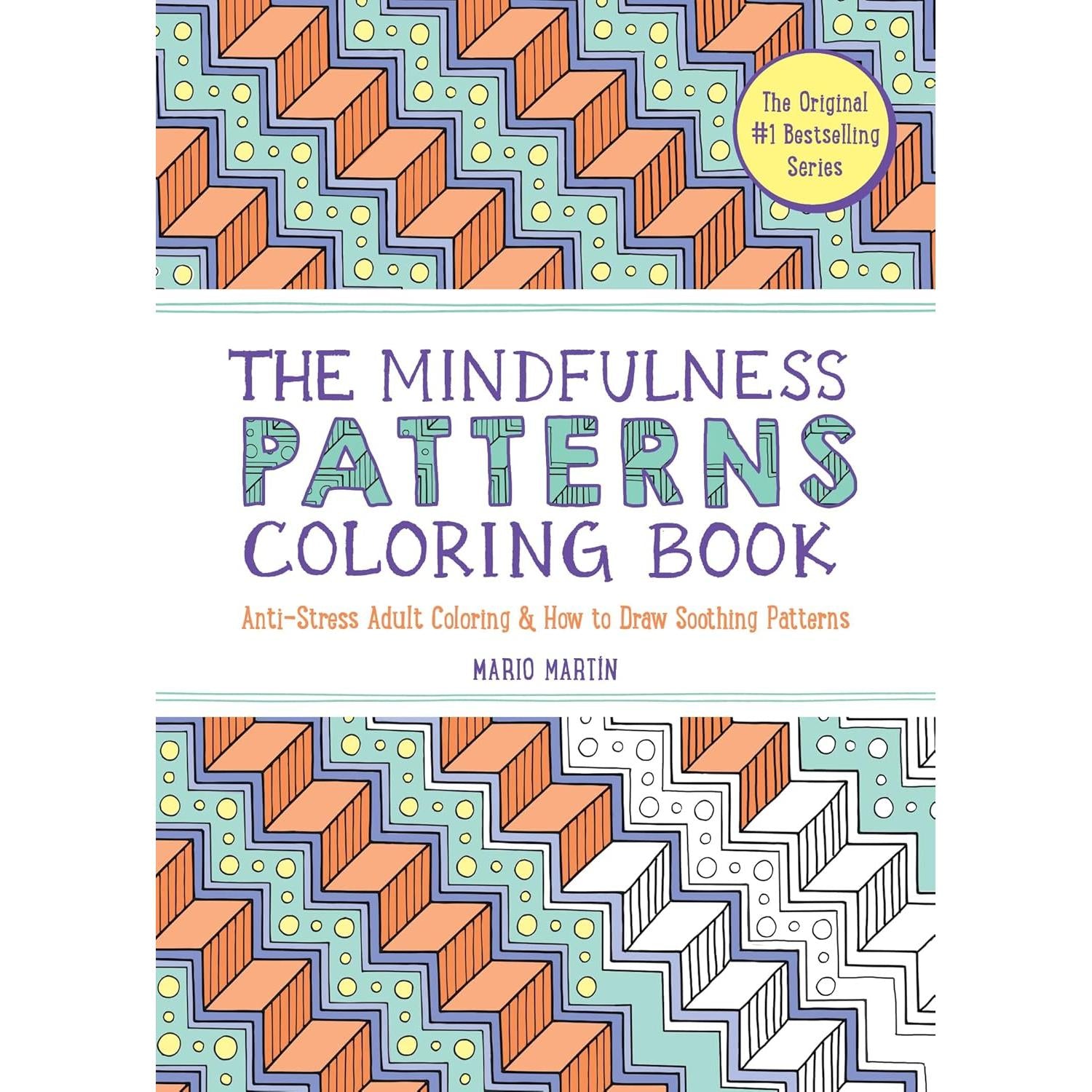COLOURING BOOK | MINDFULNESS PATTERNS-Books & Stationery-UNIVERSITY OF TORONTO PRESS-Coriander
