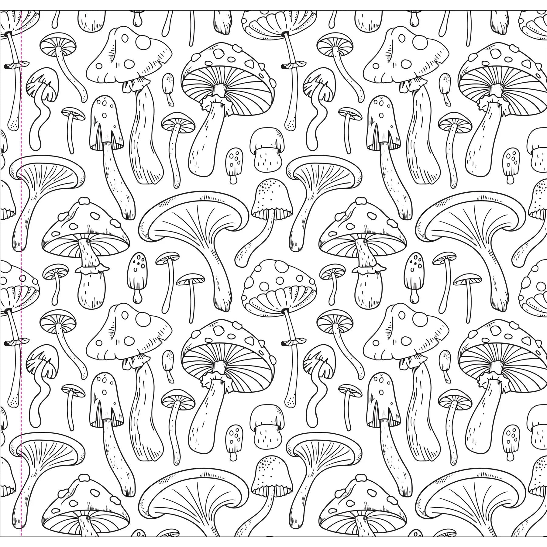 COLOURING BOOK | MUSHROOMS-Books & Stationery-PETER PAUPER PRESS-Coriander