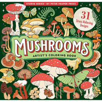 COLOURING BOOK | MUSHROOMS-Books & Stationery-PETER PAUPER PRESS-Coriander