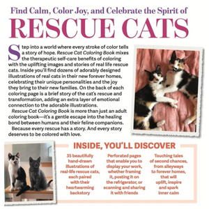 COLOURING BOOK | RESCUE CATS-Uncategorised-RAINCOAST-Coriander