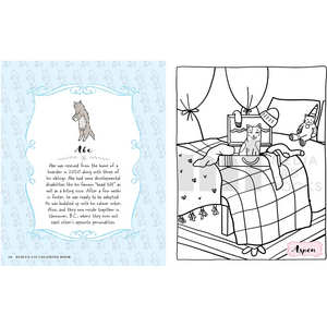 COLOURING BOOK | RESCUE CATS-Uncategorised-RAINCOAST-Coriander
