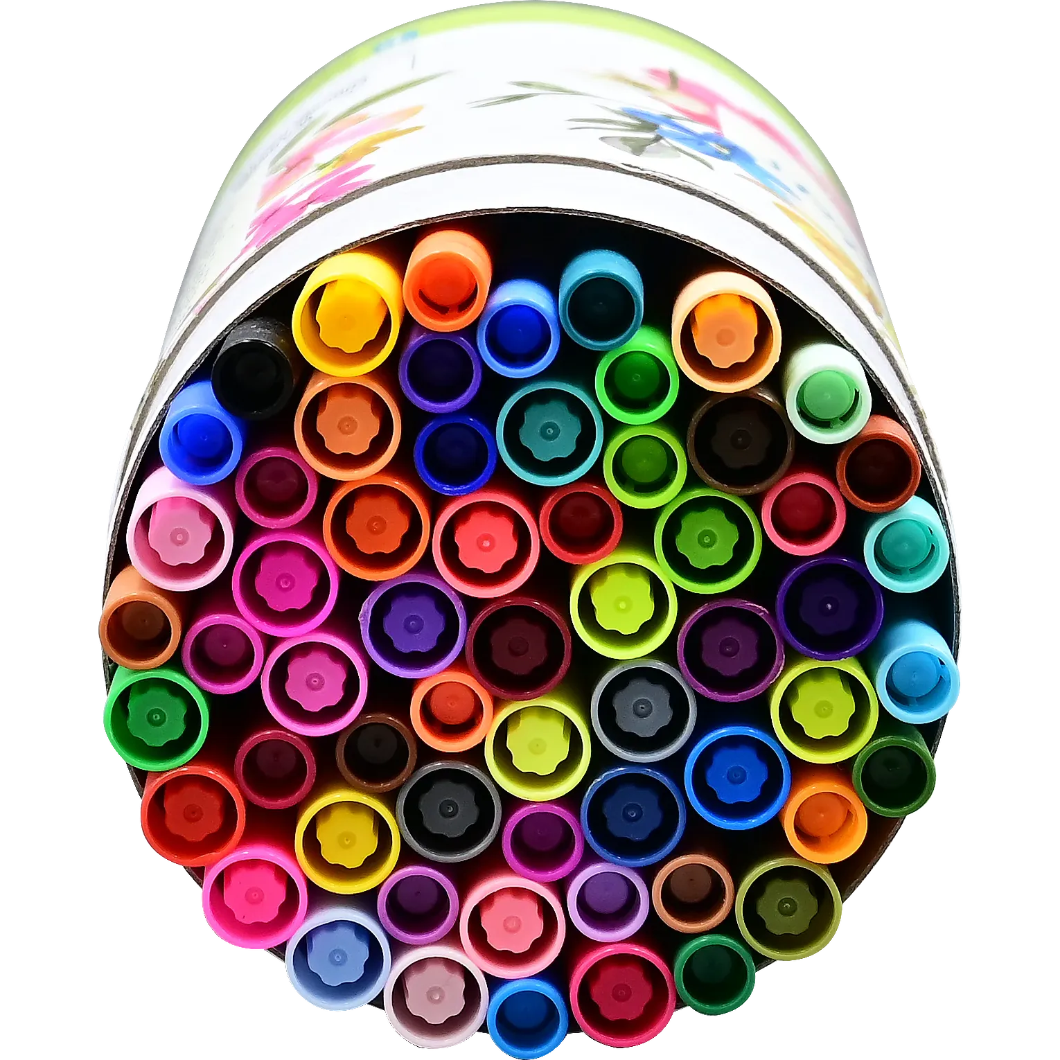 COLOURING MARKERS | SET OF 60 DUAL-TIP-Books & Stationery-PETER PAUPER PRESS-Coriander