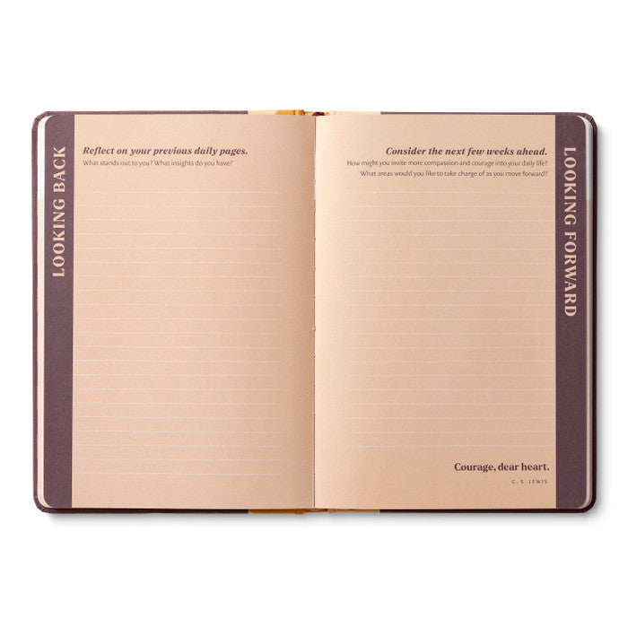 CONFIDENCE EVERY DAY GUIDED JOURNAL-Books & Stationery-COMPENDIUM-Coriander