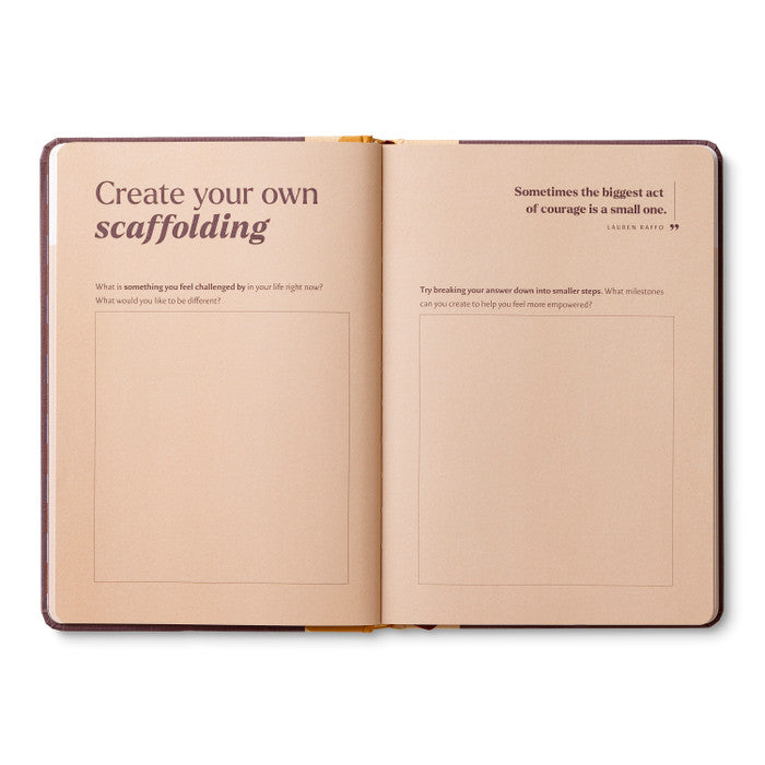 CONFIDENCE EVERY DAY GUIDED JOURNAL-Books & Stationery-COMPENDIUM-Coriander