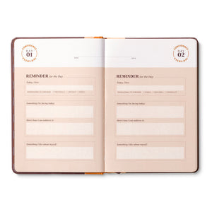 CONFIDENCE EVERY DAY GUIDED JOURNAL-Books & Stationery-COMPENDIUM-Coriander