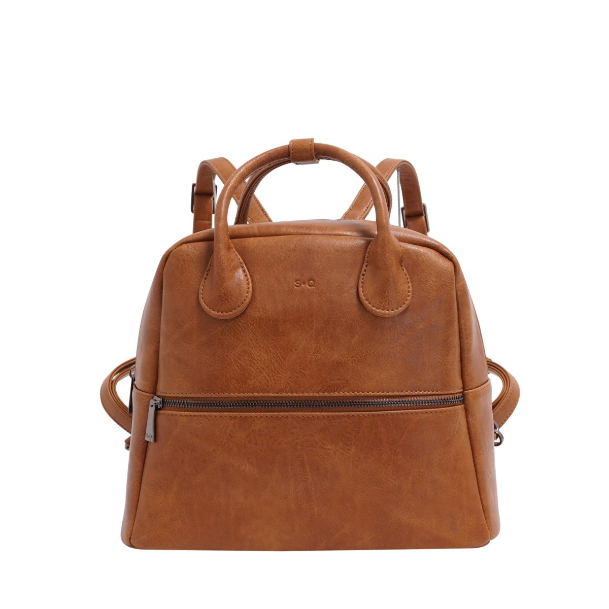 CONVERTIBLE BACKPACK | JAZZLYN-Bags & Wallets-S-Q-CAMEL-Coriander
