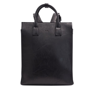 CONVERTIBLE BACKPACK | REMI-Bags & Wallets-S-Q-BLACK-Coriander