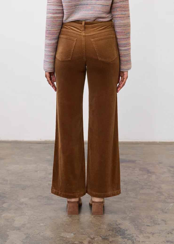 CORDUROY PANTS | OLIVIA WIDE LEG-Denim-FRENCH DRESSING JEANS-Coriander