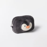 COSMETIC BAG: PEANUT PENGUIN POUCH-Bags & Wallets-JELLYCAT-Coriander