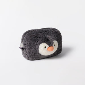 COSMETIC BAG: PEANUT PENGUIN POUCH-Bags & Wallets-JELLYCAT-Coriander