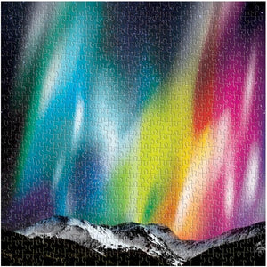 COSMIC LIGHTS 500 PIECE PUZZLE-Fun and Games-RAINCOAST-Coriander