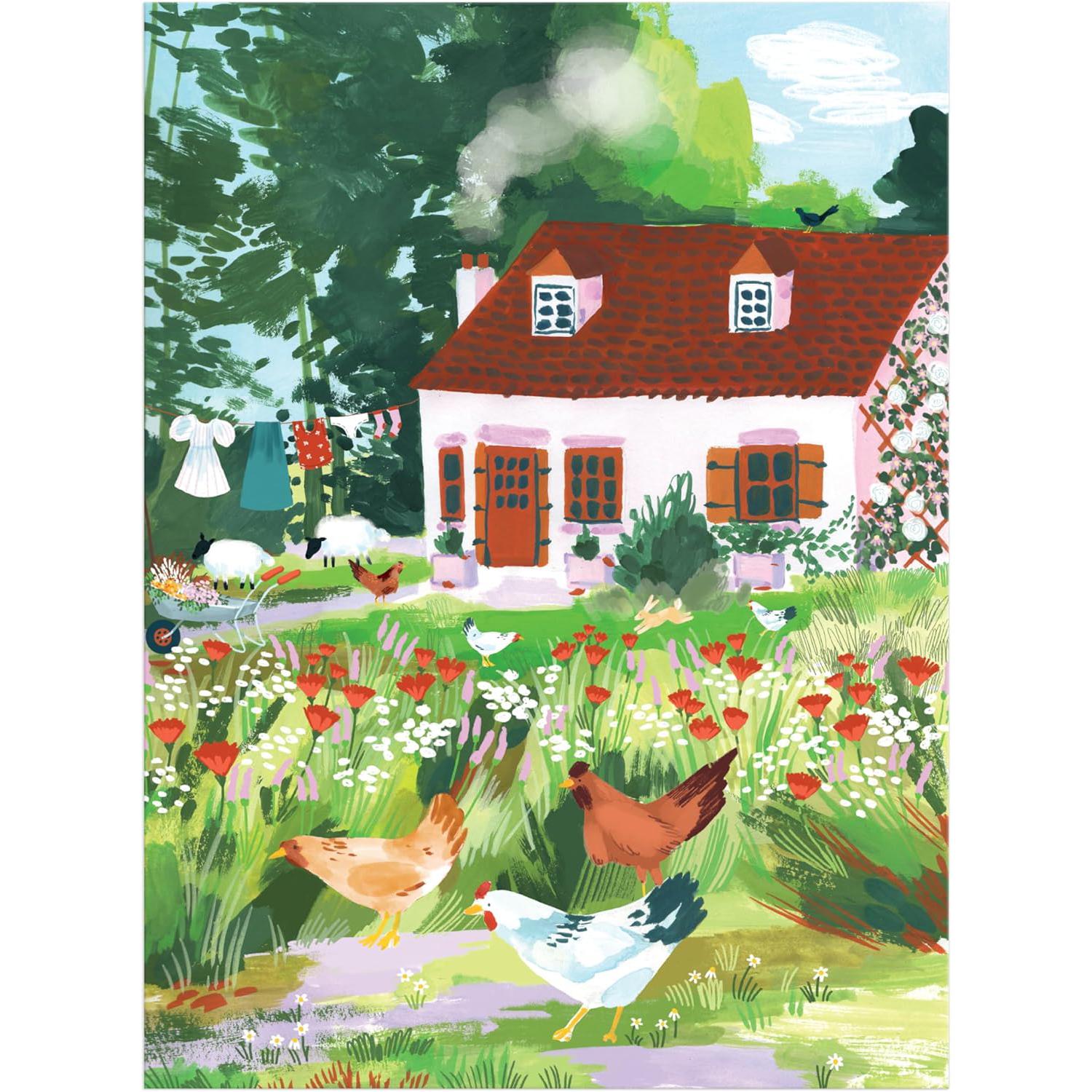 COTTAGE WILDFLOWERS 1 000 PC PUZZLE