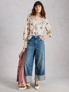 COTTON BLOUSE | RUBY-Tops-WHITE STUFF-Coriander