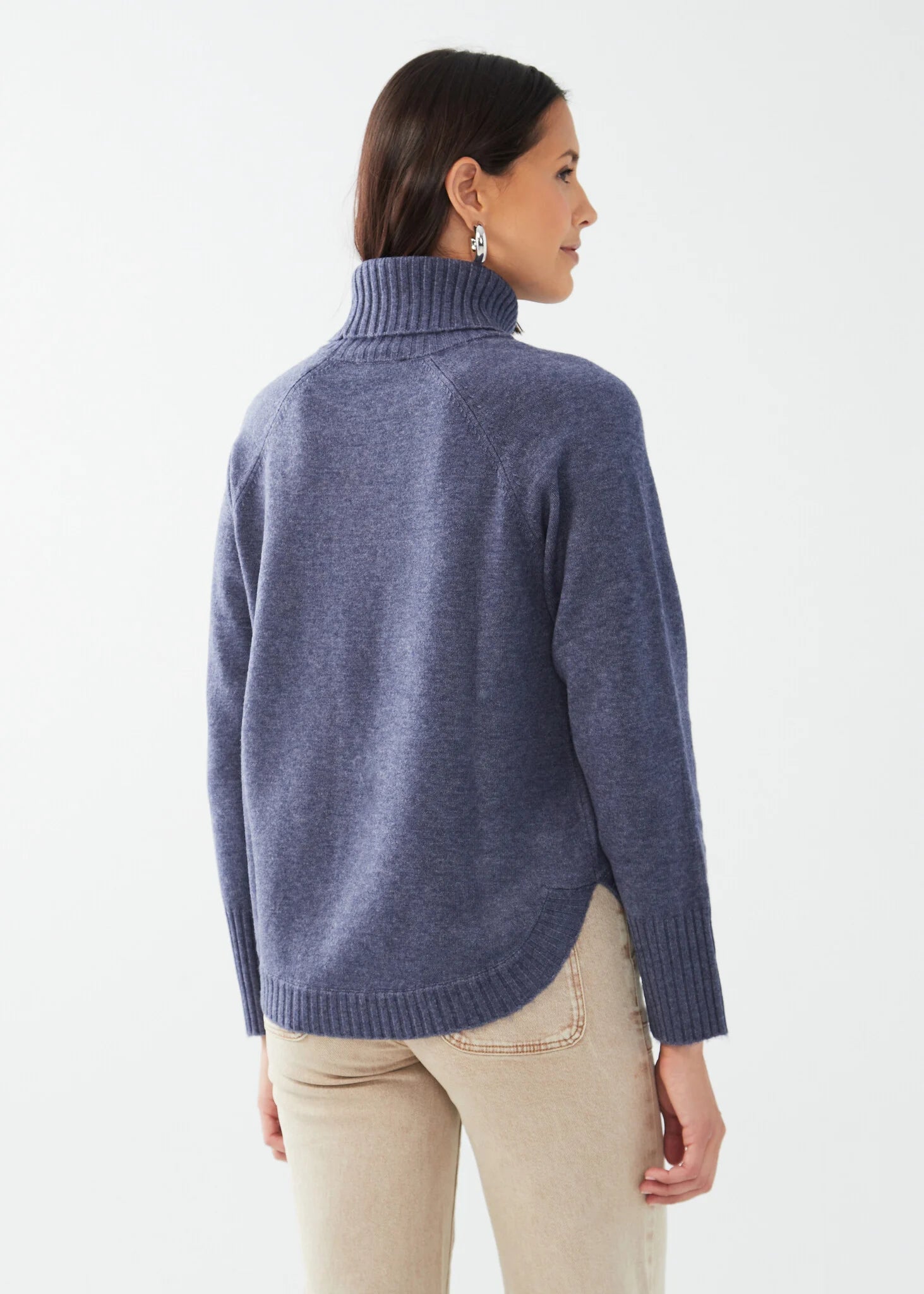 COWL TURTLENECK NECK SWEATER-Jackets & Sweaters-FRENCH DRESSING JEANS-Coriander