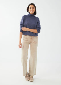 COWL TURTLENECK NECK SWEATER-Jackets & Sweaters-FRENCH DRESSING JEANS-Coriander