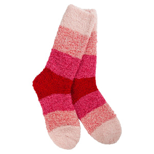 COZY CREW OMBRE WOMEN'S SOCKS-Socks-WORLD'S SOFTEST-PINK-Coriander