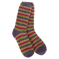 COZY CREW WOMEN'S SOCKS | FALL MULTI-Socks & Footwear-WORLD'S SOFTEST-Coriander
