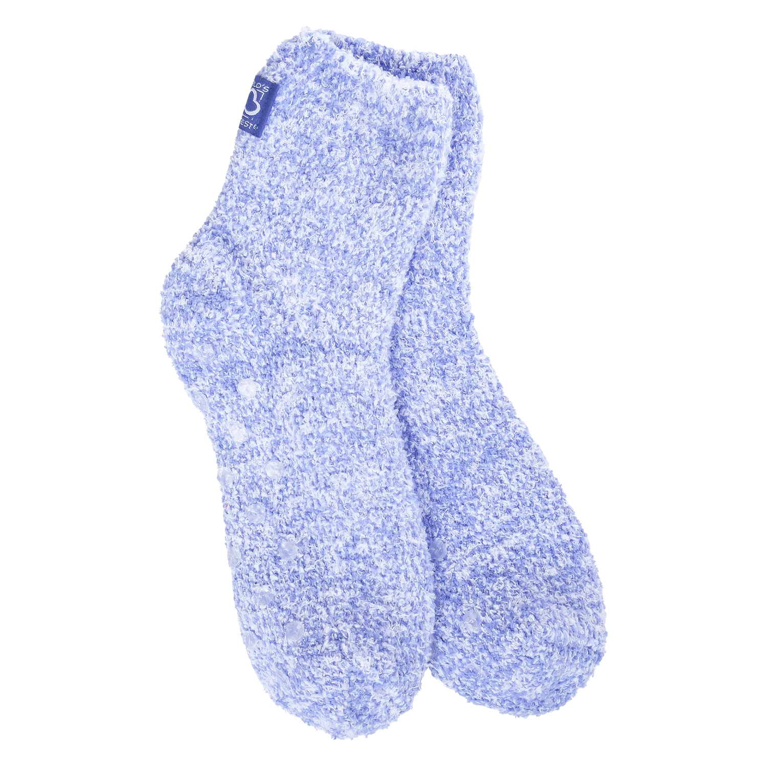 COZY QUARTER SOCKS WITH GRIPPERS | PERISAN JEWEL-Socks & Footwear-WORLD'S SOFTEST-Coriander