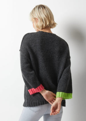 COZY SWEATER-Jackets & Sweaters-ZAKET & PLOVER-Coriander