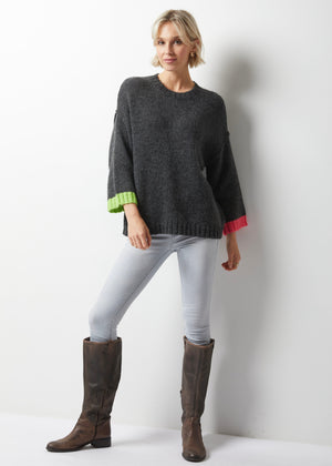 COZY SWEATER-Jackets & Sweaters-ZAKET & PLOVER-Coriander