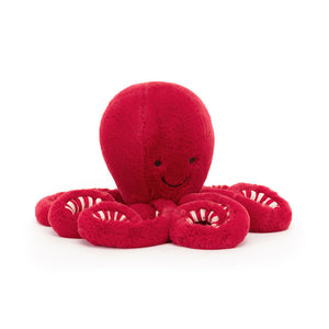 CRANBERRY OCTOPUS LITTLE-Stuffies-JELLYCAT-Coriander