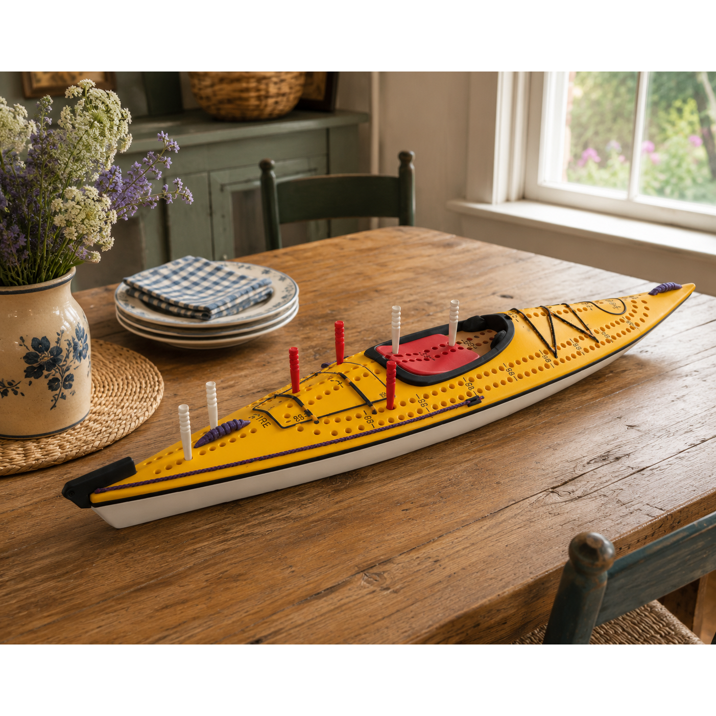 CRIBBAGE BOARD | KAYAK-Uncategorised-OUTSIDE INSIDE GIFTS-Coriander