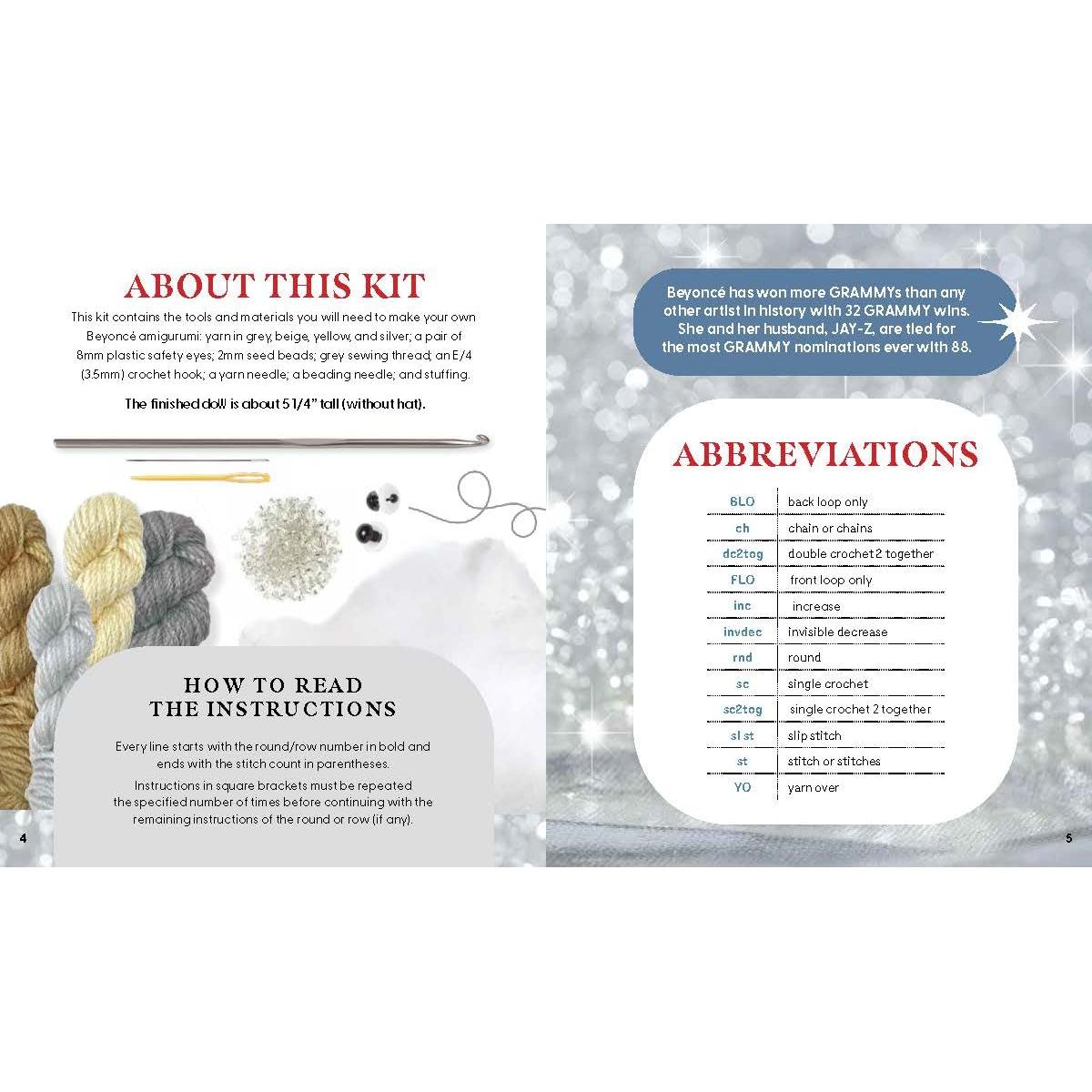 CROCHET KIT | UNOFFICIAL BEYONCE-Books & Stationery-HACHETTE BOOK GROUP-Coriander