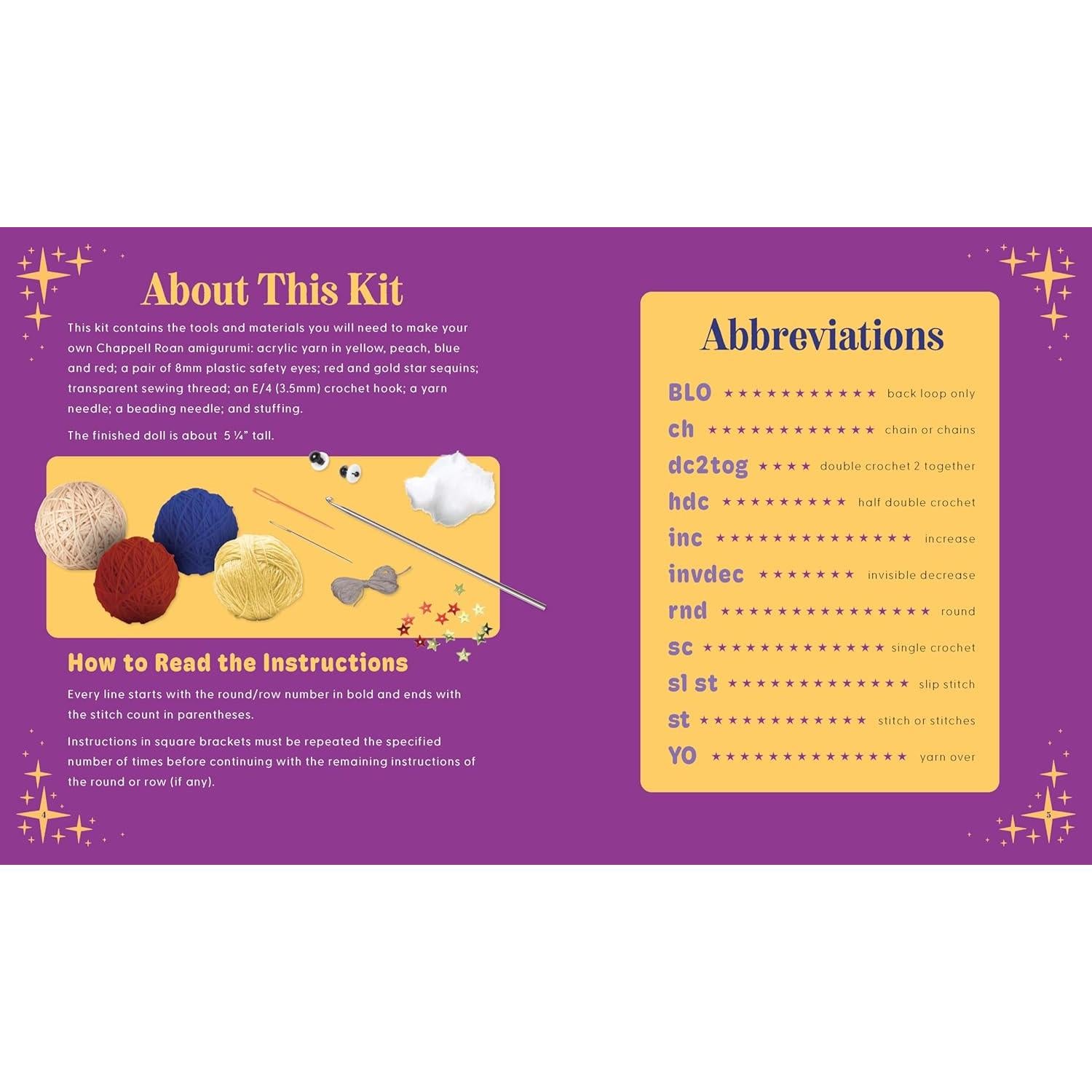 CROCHET KIT | UNOFFICIAL CHAPPEL ROAN-Books & Stationery-HACHETTE BOOK GROUP-Coriander