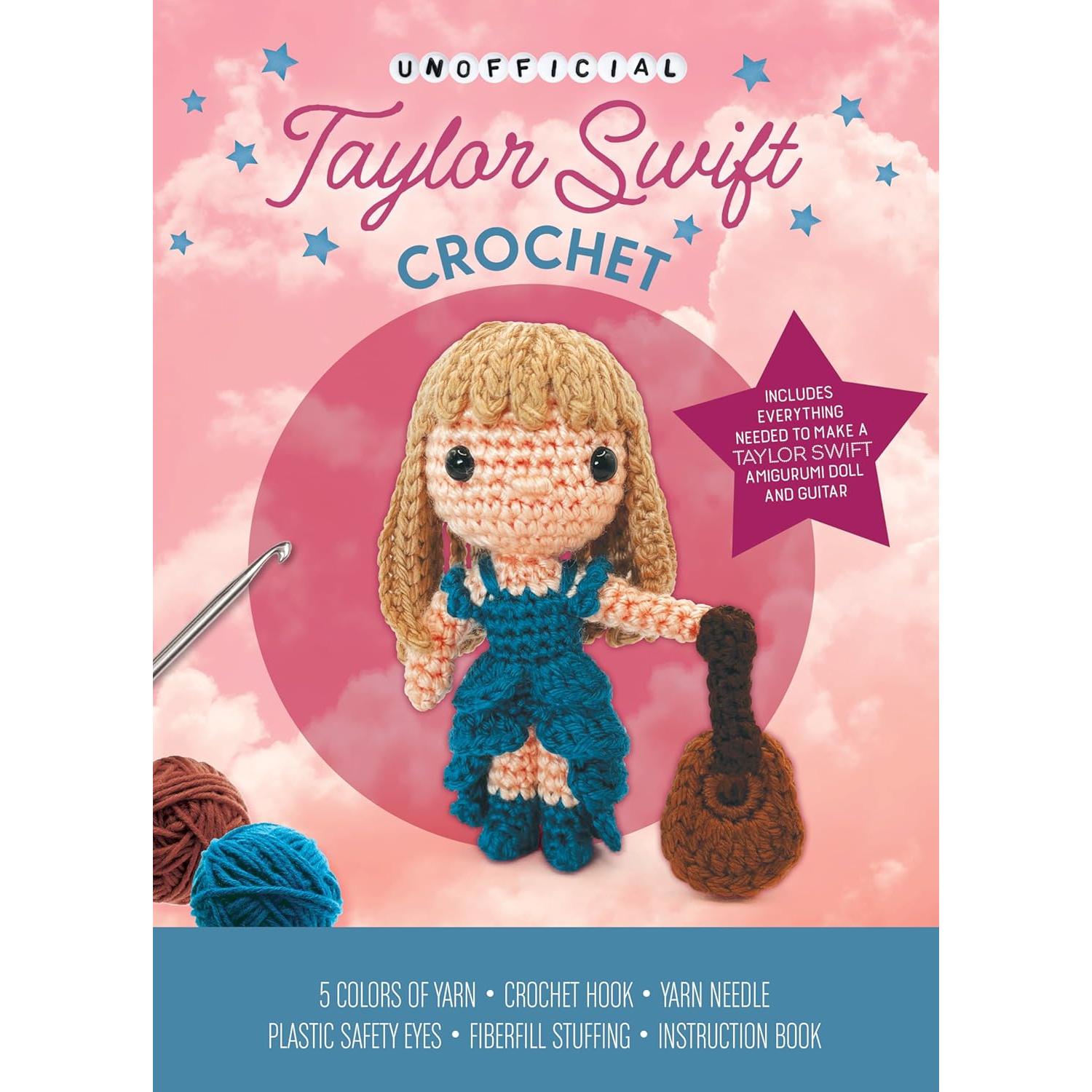 CROCHET KIT | UNOFFICIAL TAYLOR SWIFT-Books & Stationery-HACHETTE BOOK GROUP-Coriander