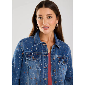 CROP DENIM JACKET-Jackets & Sweaters-FRENCH DRESSING JEANS-Coriander