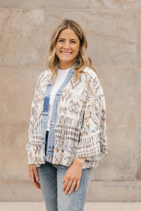 CROPPED KIMONO CARDI | TIFFANY-Jackets & Sweaters-SHANNON PASSERO-Coriander