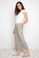 CROPPED WIDE LEG PANT | DAISY TECHNO-Bottoms-UP!-Coriander