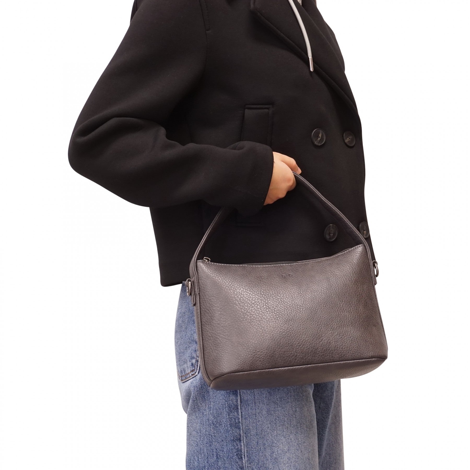 CROSSBODY | GEORGINA-Bags & Wallets-S-Q-DARK GREY-Coriander