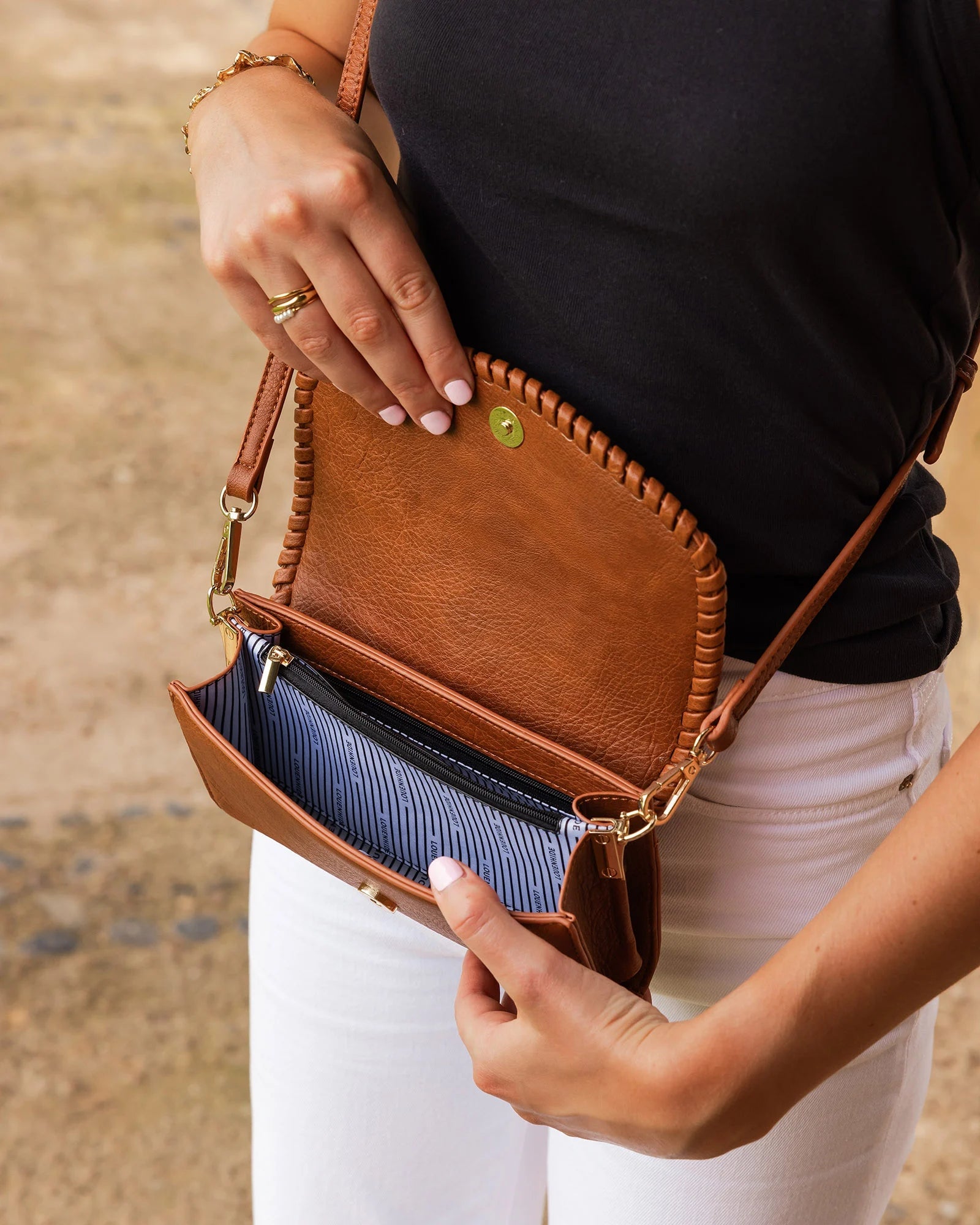 CROSSBODY | HARLOW-Bags & Wallets-LOUENHIDE-Coriander