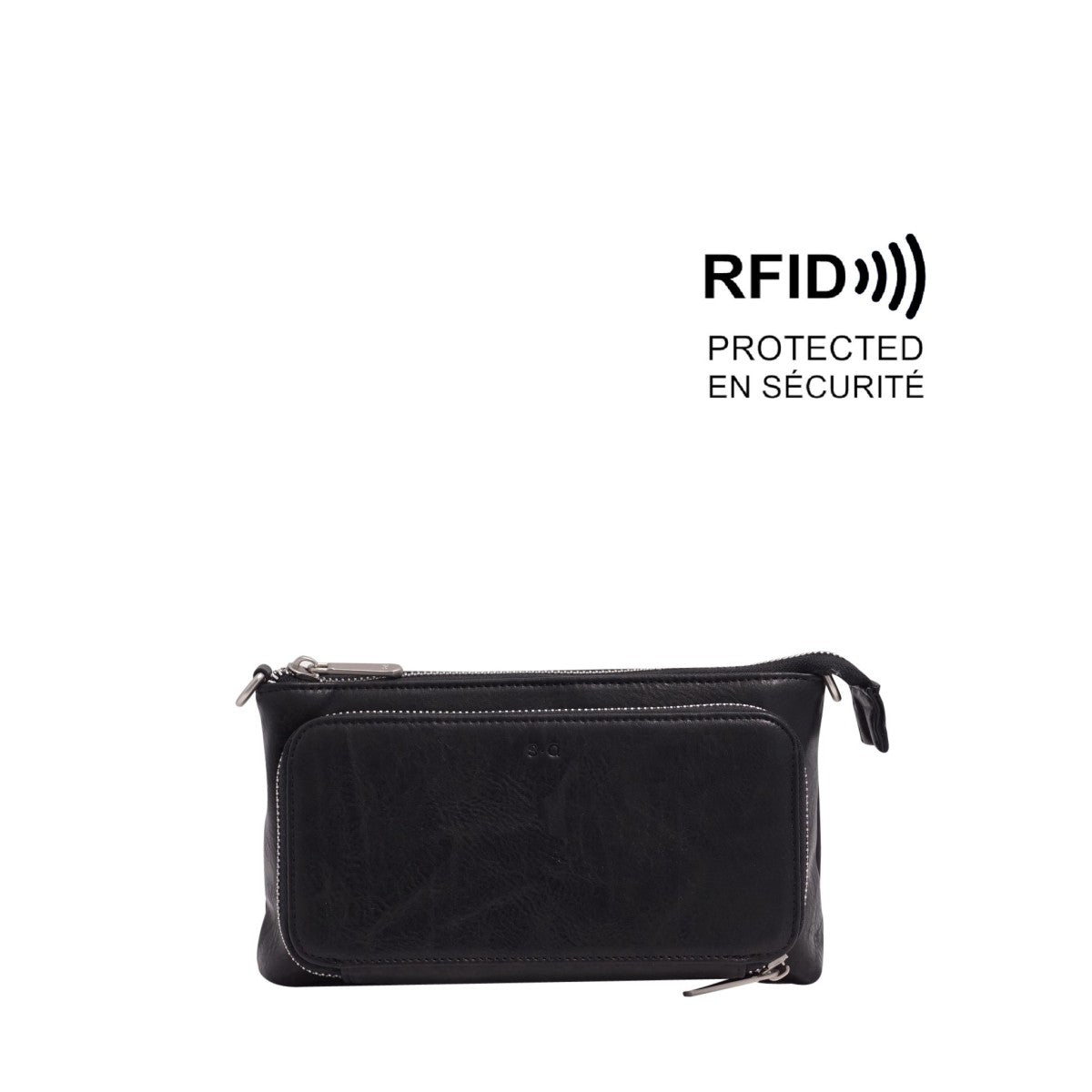 CROSSBODY WALLET | ANIKA-Bags & Wallets-S-Q-BLACK-Coriander