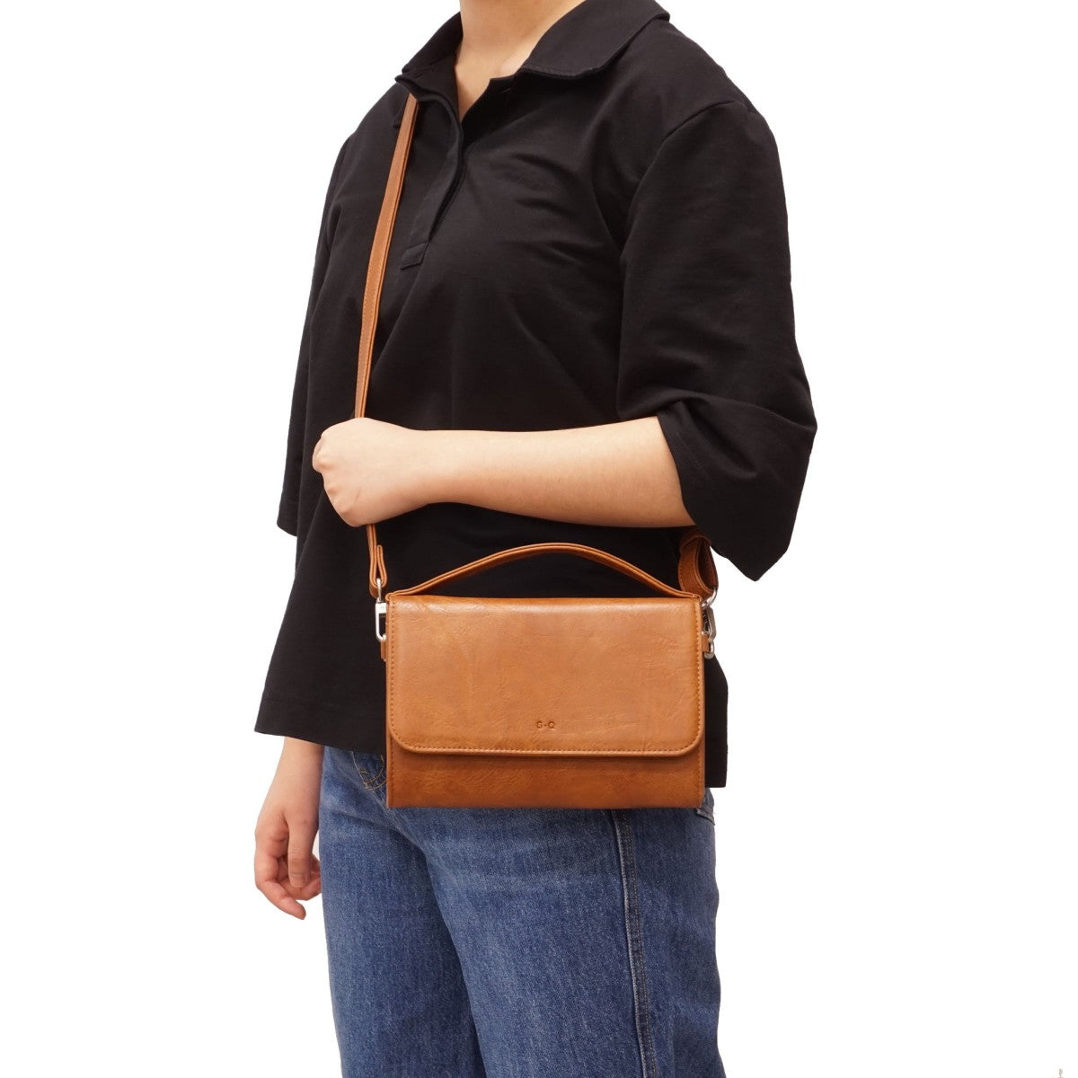 CROSSBODY WALLET | JANELLE-Bags & Wallets-S-Q-Coriander
