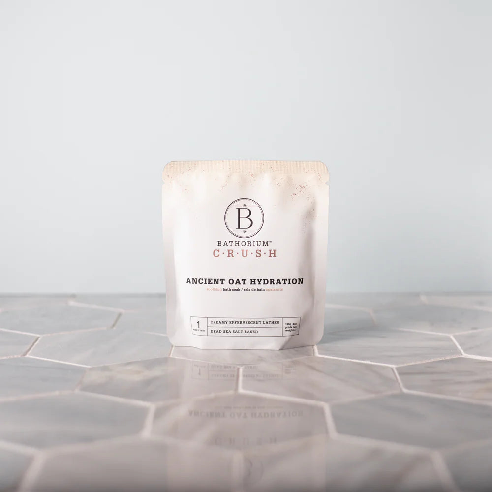 CRUSH BATH SOAK 120G | ANCIENT OAT HYDRATION-Lotions & Potions-BATHORIUM-Coriander