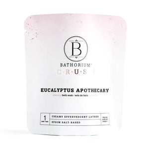 CRUSH BATH SOAK 120G | EUCALYPTUS APOTHECARY-Lotions & Potions-BATHORIUM-Coriander