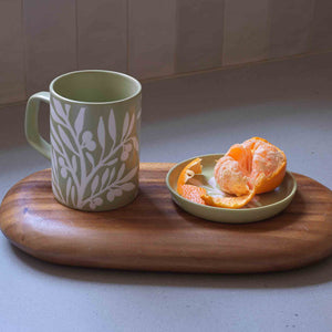 CUPPA COLOR COASTER - OLIVE BRANCH-Coasters-LIVING GOODS BY ORE-Coriander