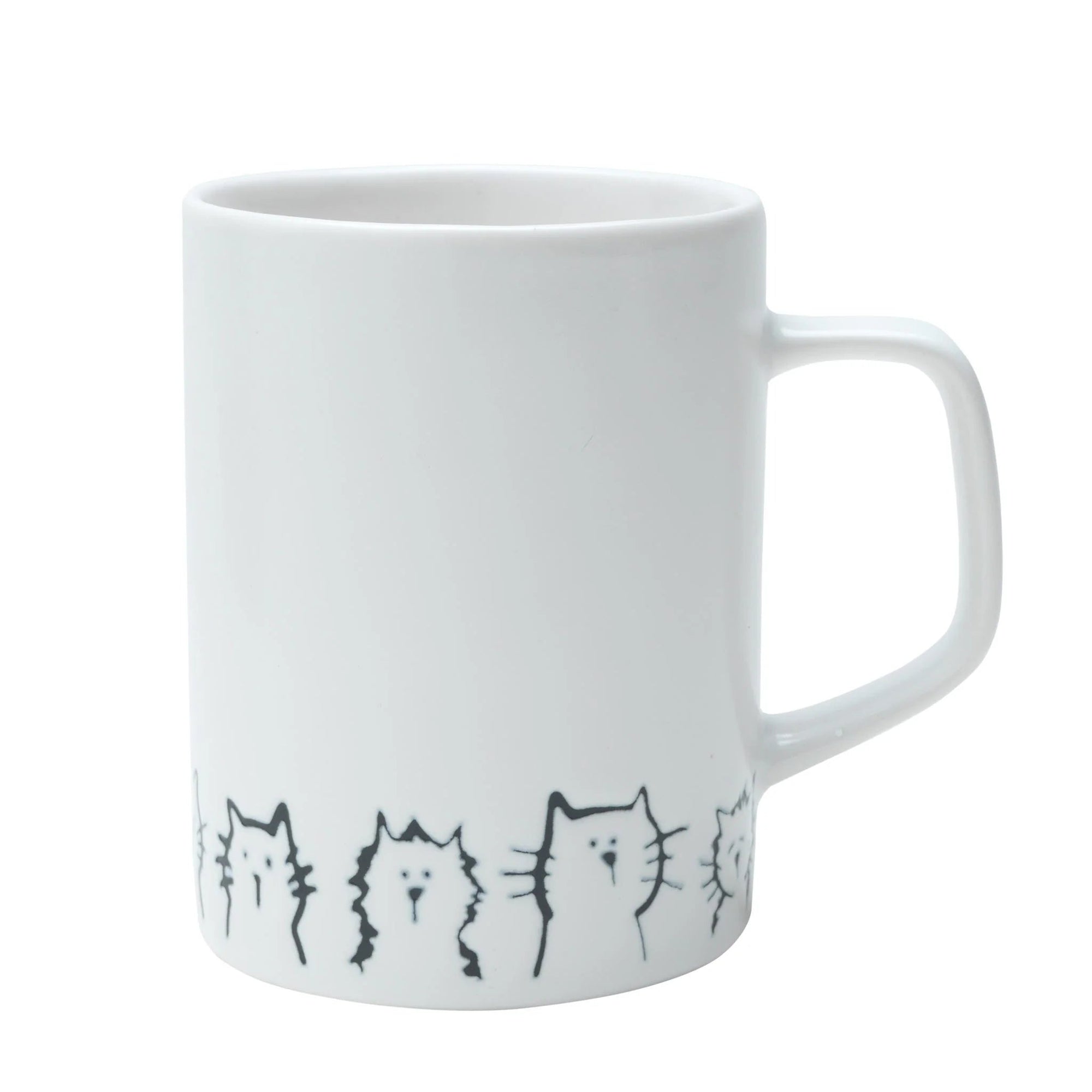 CUPPA COLOR MUG - RANDOM CATS-Mugs-LIVING GOODS BY ORE-Coriander