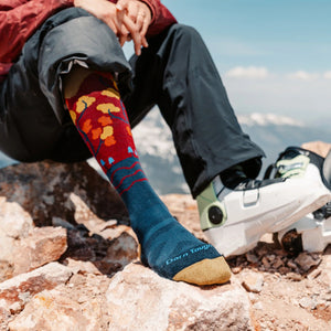 CUSHION SOCK | ENCHANTED OVER THE CALF MIDWEIGHT-Socks-DARN TOUGH-Coriander