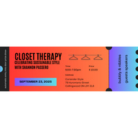 CLOSET THERAPY TICKET-Event Ticket-COR-Coriander