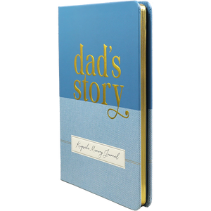 DAD'S STORY | KEEPSAKE MEMORY JOURNAL-Books & Stationery-PETER PAUPER PRESS-Coriander