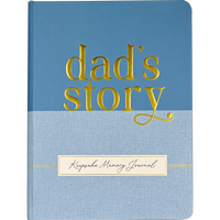 DAD'S STORY | KEEPSAKE MEMORY JOURNAL-Books & Stationery-PETER PAUPER PRESS-Coriander