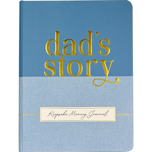 DAD'S STORY | KEEPSAKE MEMORY JOURNAL-Books & Stationery-PETER PAUPER PRESS-Coriander