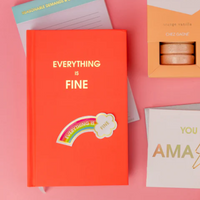 DAILY JOURNAL | EVERYTHING IS FINE-Books & Stationery-CHEZ GAGNE-Coriander