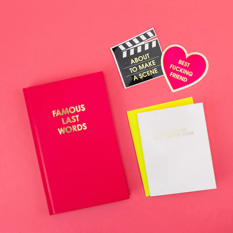 DAILY JOURNAL | FAMOUS LAST WORDS-Books & Stationery-CHEZ GAGNE-Coriander