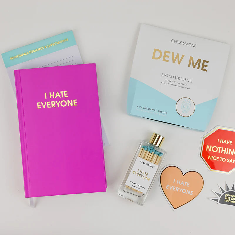 DAILY JOURNAL | I HATE EVERYONE-Books & Stationery-CHEZ GAGNE-Coriander