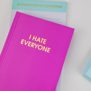 DAILY JOURNAL | I HATE EVERYONE-Books & Stationery-CHEZ GAGNE-Coriander