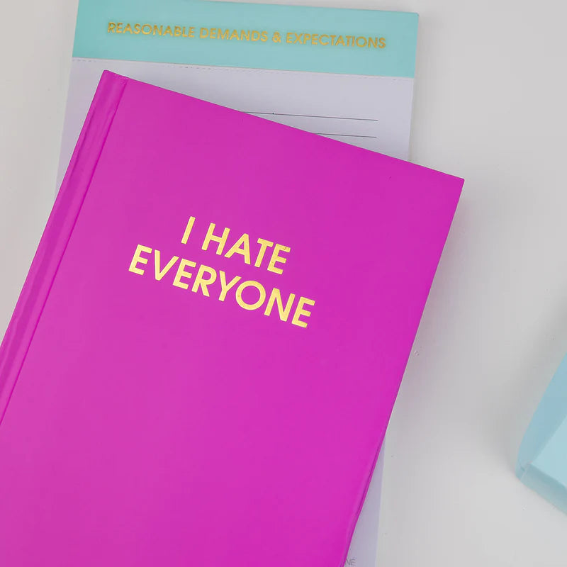 DAILY JOURNAL | I HATE EVERYONE-Books & Stationery-CHEZ GAGNE-Coriander